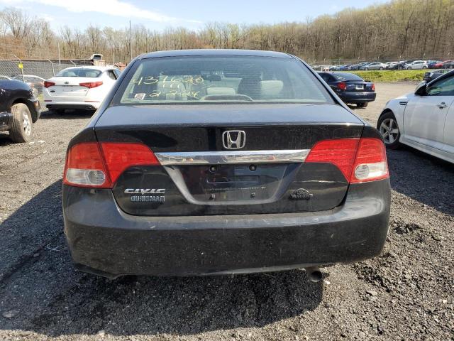 19XFA1F85BE041938 - 2011 HONDA CIVIC EX BLACK photo 6