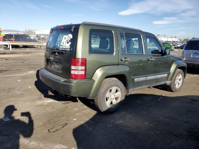 1J8GN28K99W531976 - 2009 JEEP LIBERTY SPORT GREEN photo 3