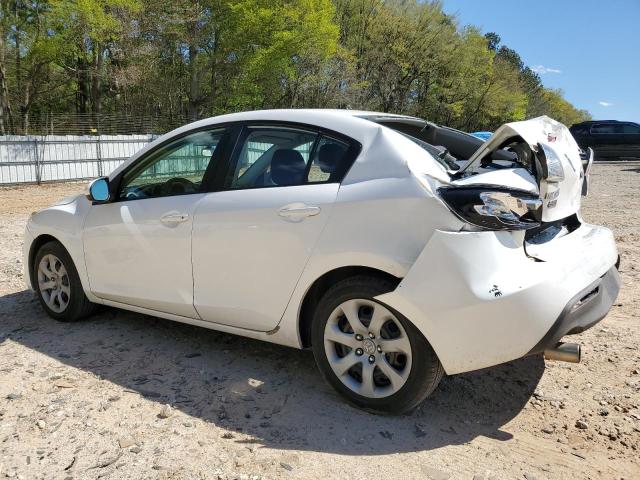 JM1BL1SF7A1186395 - 2010 MAZDA 3 I WHITE photo 2