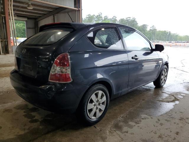 KMHCM3AC0AU153608 - 2010 HYUNDAI ACCENT BLUE CHARCOAL photo 3