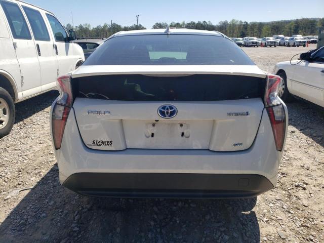 JTDKARFU0H3039962 - 2017 TOYOTA PRIUS WHITE photo 6