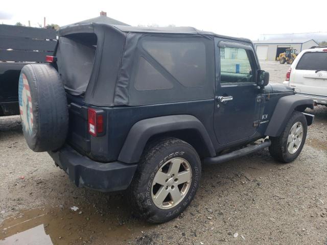 1J4FA24158L600846 - 2008 JEEP WRANGLER X BLUE photo 3