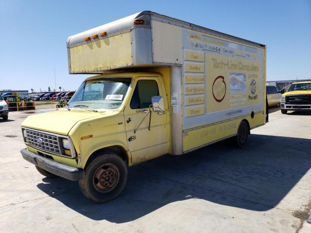 1990 FORD ECONOLINE E350 CUTAWAY VAN, 