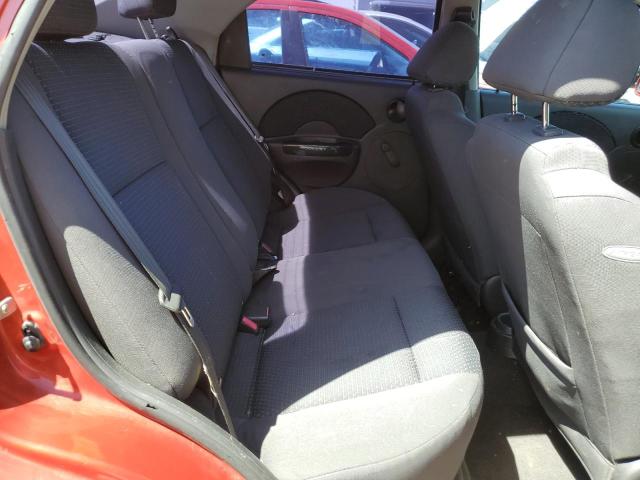 KL1TD56696B581996 - 2006 CHEVROLET AVEO BASE RED photo 10
