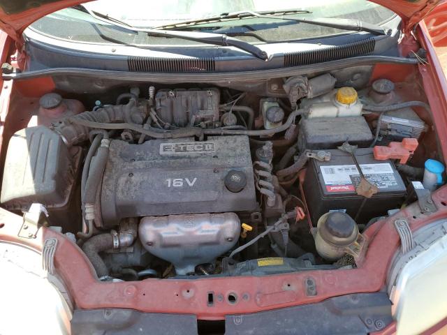 KL1TD56696B581996 - 2006 CHEVROLET AVEO BASE RED photo 11