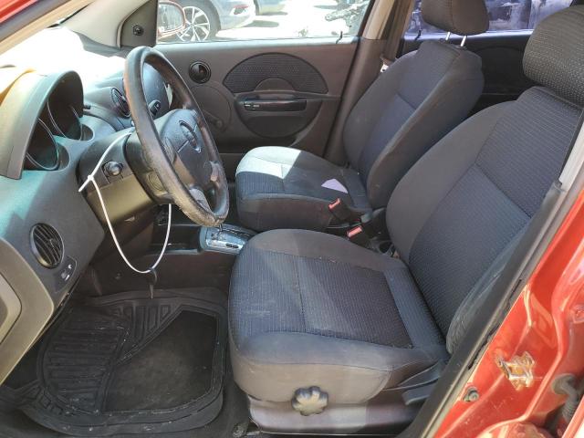 KL1TD56696B581996 - 2006 CHEVROLET AVEO BASE RED photo 7