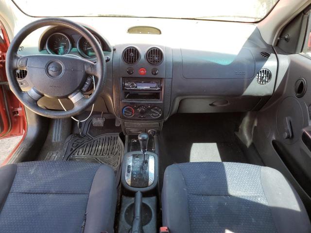 KL1TD56696B581996 - 2006 CHEVROLET AVEO BASE RED photo 8