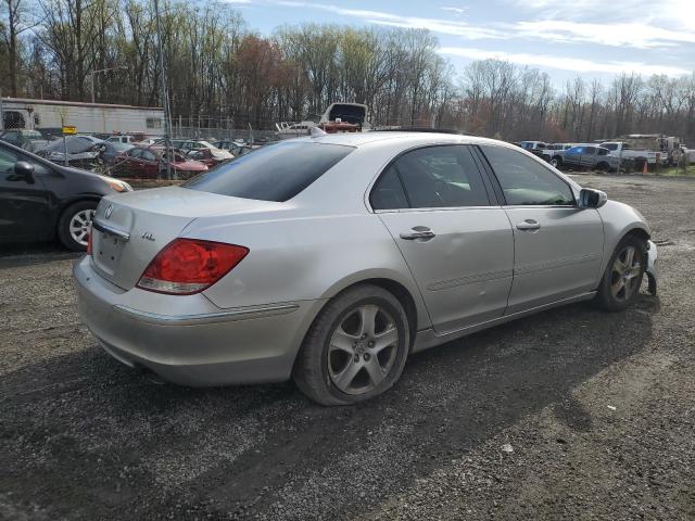 JH4KB16565C001752 - 2005 ACURA RL SILVER photo 3