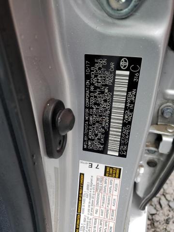 JTDKARFP8H3053392 - 2017 TOYOTA PRIUS PRIM ვერცხლისფერი ფოტო 12