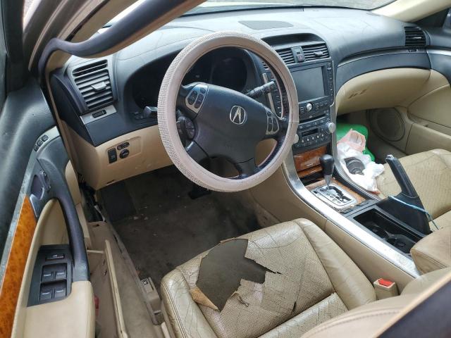 19UUA66205A067372 - 2005 ACURA TL GOLD photo 8