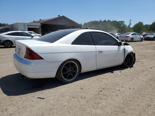 1HGEM22963L005340 - 2003 HONDA CIVIC EX WHITE photo 3