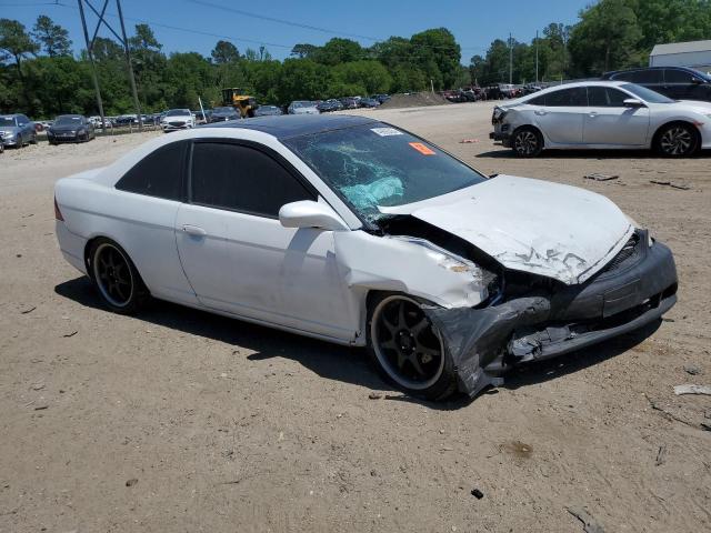 1HGEM22963L005340 - 2003 HONDA CIVIC EX WHITE photo 4