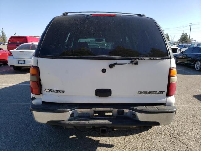 1GNEC13T02R219202 - 2002 CHEVROLET TAHOE C1500 WHITE photo 6