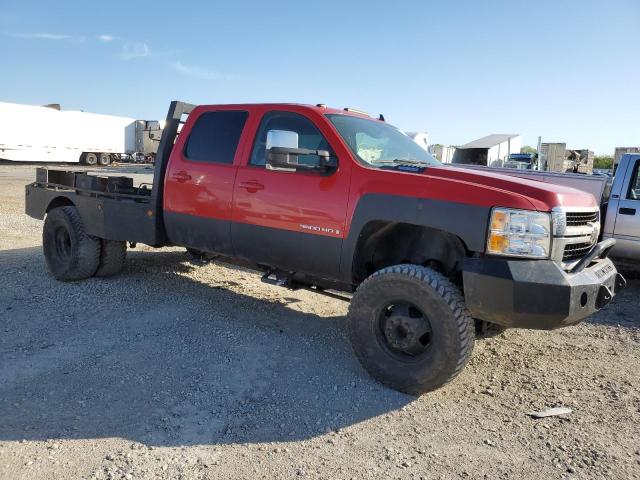 1GCJK33658F204799 - 2008 CHEVROLET SILVERADO K3500 RED photo 4