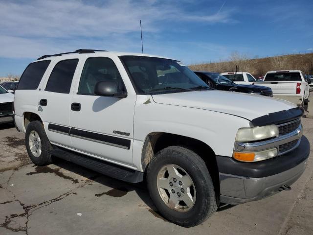 1GNEK13T11J287086 - 2001 CHEVROLET TAHOE K1500 WHITE photo 4