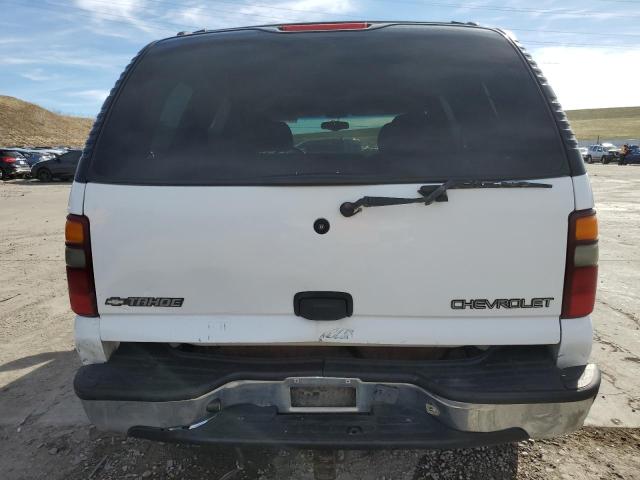 1GNEK13T11J287086 - 2001 CHEVROLET TAHOE K1500 WHITE photo 6