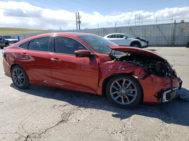 19XFC1F79LE001400 - 2020 HONDA CIVIC EXL ბურგუნდია ფოტო 4