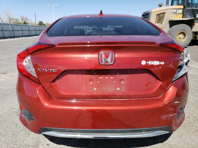 19XFC1F79LE001400 - 2020 HONDA CIVIC EXL ბურგუნდია ფოტო 6