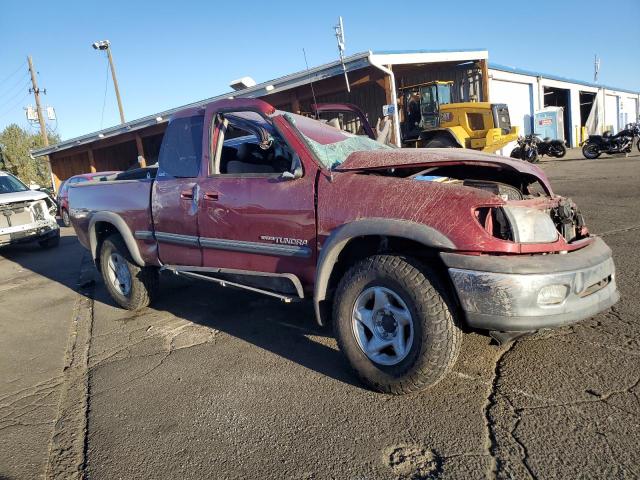 5TBBT44121S207121 - 2001 TOYOTA TUNDRA ACCESS CAB მუქწითელი ფოტო 4