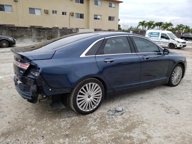 3LN6L5MU2HR641234 - 2017 LINCOLN MKZ HYBRID RESERVE BLUE photo 3