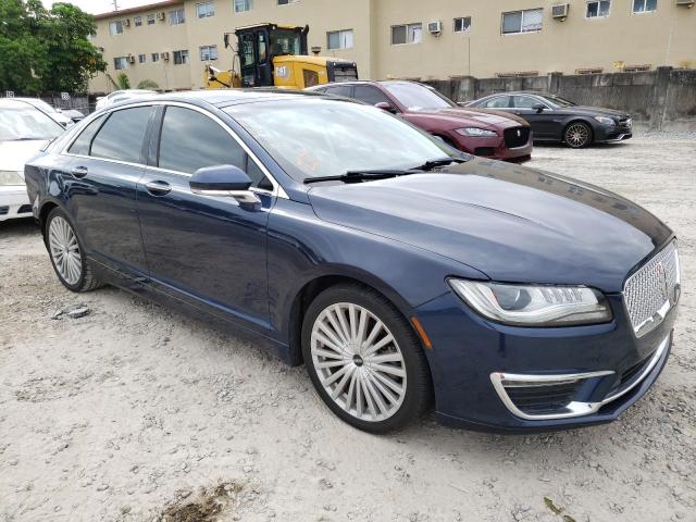 3LN6L5MU2HR641234 - 2017 LINCOLN MKZ HYBRID RESERVE BLUE photo 4