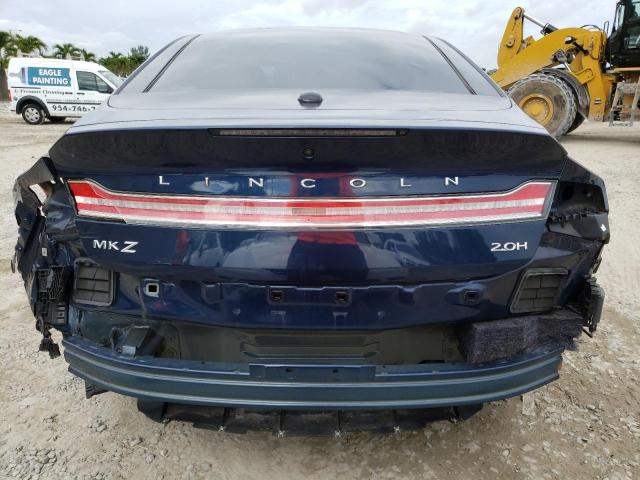 3LN6L5MU2HR641234 - 2017 LINCOLN MKZ HYBRID RESERVE BLUE photo 6