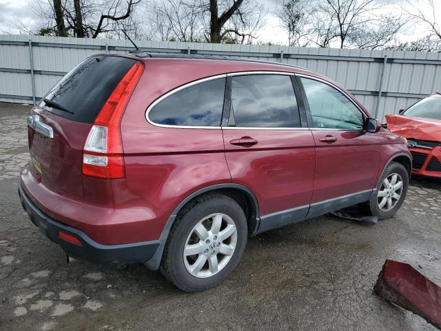 5J6RE48779L067041 - 2009 HONDA CR-V EXL BURGUNDY photo 3