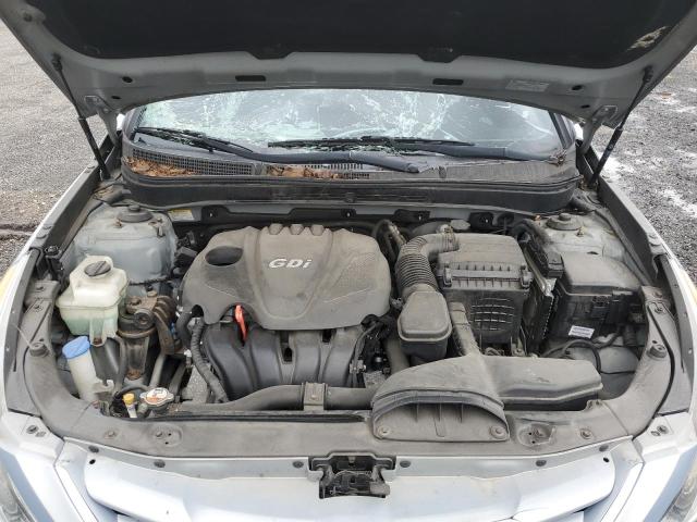 5NPEB4AC0DH792272 - 2013 HYUNDAI SONATA GLS SILVER photo 11