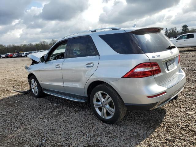 4JGDA5HB4FA478714 - 2015 MERCEDES-BENZ ML 350 4MATIC SILVER photo 2