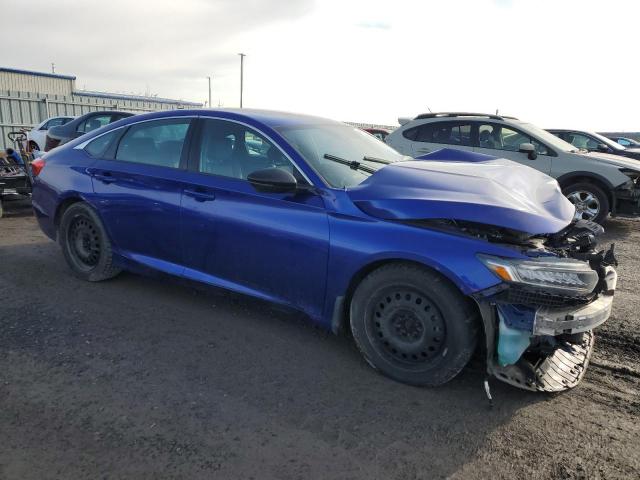 1HGCV2F34NA800475 - 2022 HONDA ACCORD SPORT Blau Foto 4