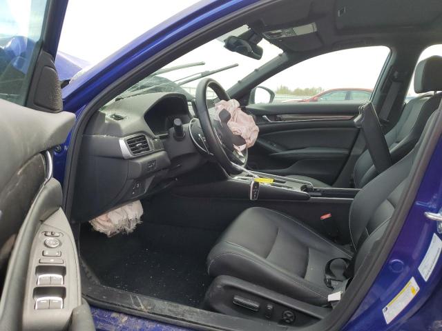 1HGCV2F34NA800475 - 2022 HONDA ACCORD SPORT Blau Foto 7