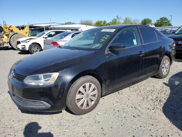 3VW2K7AJ7EM429527 - 2014 VOLKSWAGEN JETTA BASE Qara foto 1