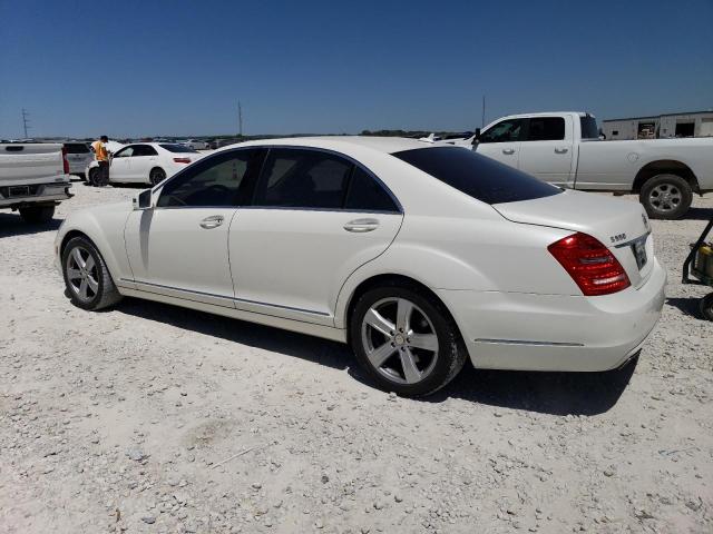 WDDNG7DB8DA496385 - 2013 MERCEDES-BENZ S 550 WHITE photo 2