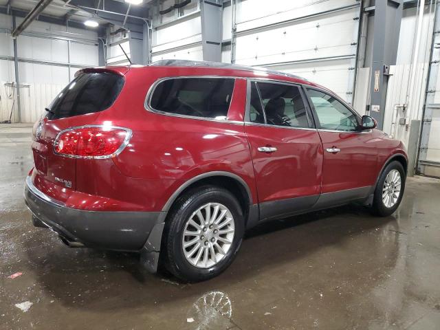 5GAKVBED9BJ244780 - 2011 BUICK ENCLAVE CXL MAROON photo 3