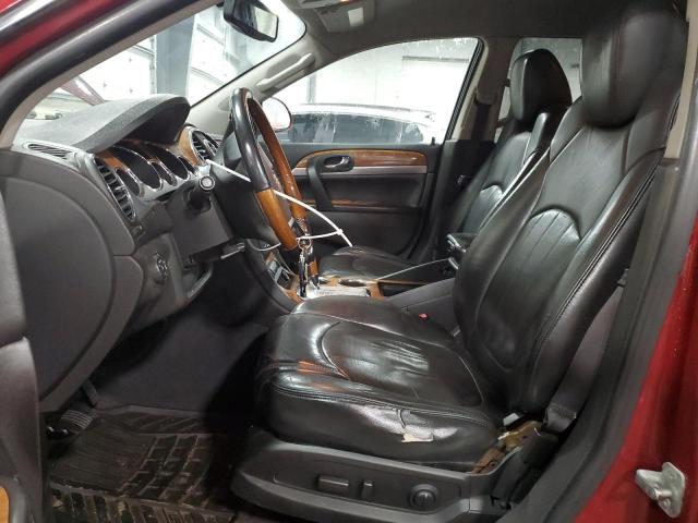 5GAKVBED9BJ244780 - 2011 BUICK ENCLAVE CXL MAROON photo 7