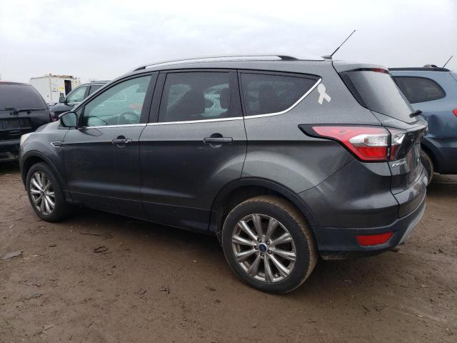 1FMCU9JD2HUC89664 - 2017 FORD ESCAPE TITANIUM GRAY photo 2