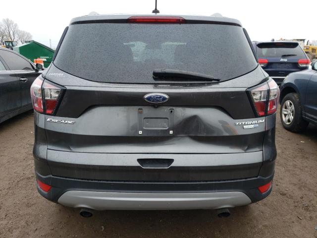 1FMCU9JD2HUC89664 - 2017 FORD ESCAPE TITANIUM GRAY photo 6