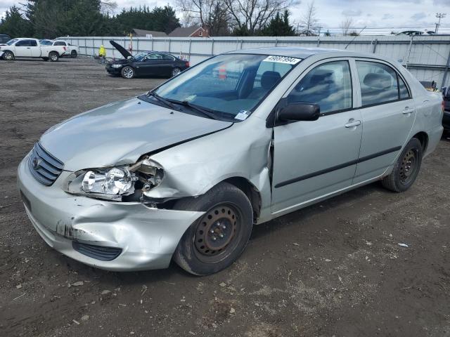 2T1BR32E63C132375 - 2003 TOYOTA COROLLA CE SILVER photo 1