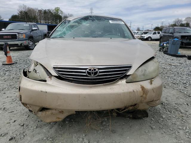 4T1BE32K05U969545 - 2005 TOYOTA CAMRY LE GOLD photo 5