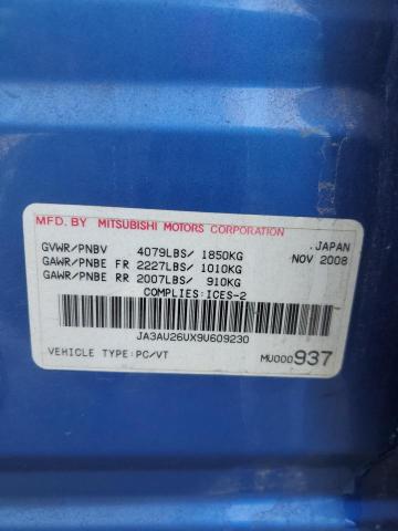 JA3AU26UX9U609230 - 2009 MITSUBISHI LANCER ES/ES SPORT 蓝色 照片 12