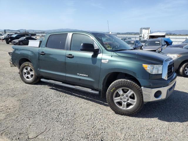 5TFDV54148X075175 - 2008 TOYOTA TUNDRA CREWMAX GREEN photo 4