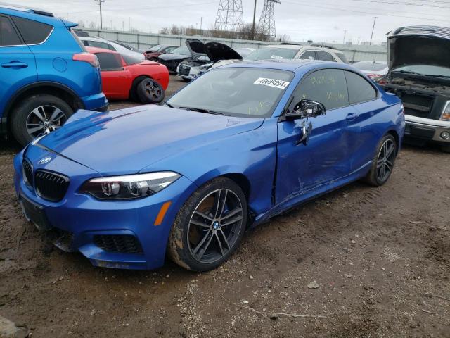 WBA2J7C55JVB28423 - 2018 BMW M240XI BLUE photo 1