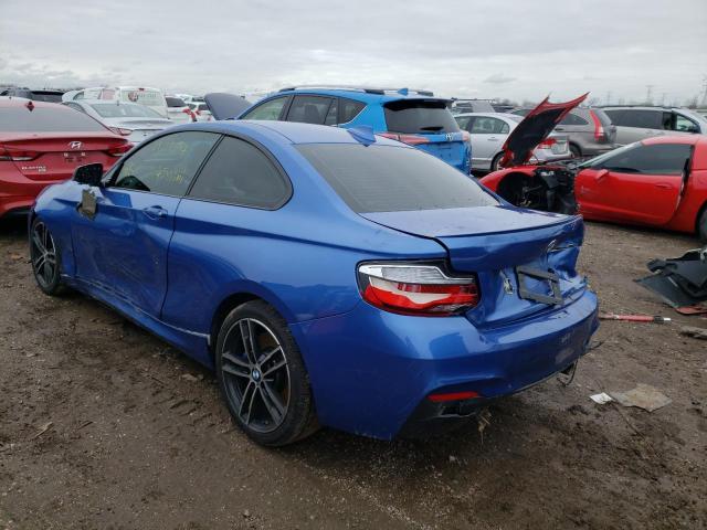 WBA2J7C55JVB28423 - 2018 BMW M240XI BLUE photo 2
