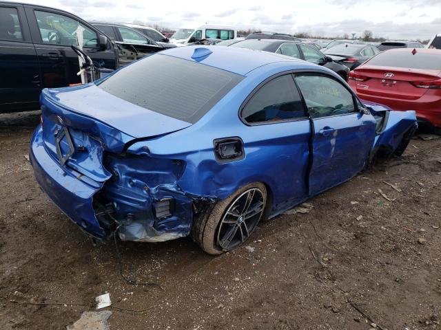 WBA2J7C55JVB28423 - 2018 BMW M240XI BLUE photo 3