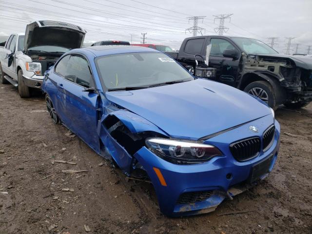 WBA2J7C55JVB28423 - 2018 BMW M240XI BLUE photo 4