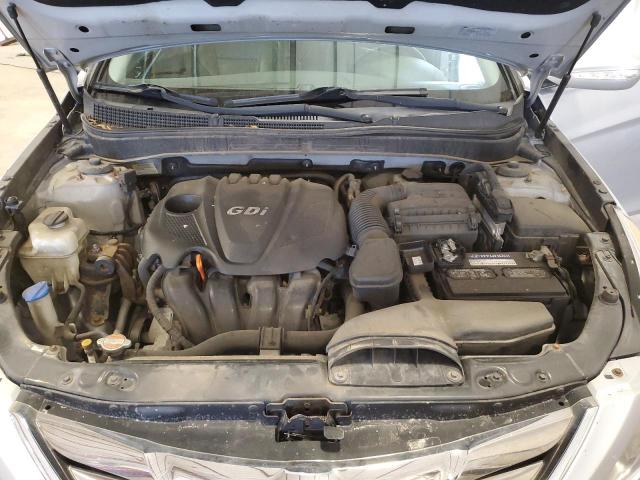 5NPEC4AC1CH455735 - 2012 HYUNDAI SONATA SE SILVER photo 11