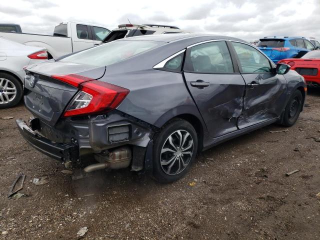 2HGFC2F69LH531966 - 2020 HONDA CIVIC LX GRAY photo 3