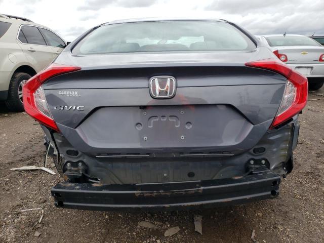 2HGFC2F69LH531966 - 2020 HONDA CIVIC LX GRAY photo 6