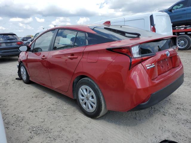 JTDKARFU0L3122462 - 2020 TOYOTA PRIUS L RED photo 2