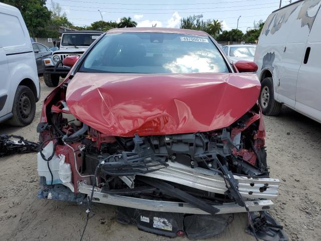 JTDKARFU0L3122462 - 2020 TOYOTA PRIUS L RED photo 5